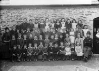 Pupils, Llangurig school (1891)