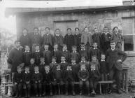 Boys of the British school, Llanbryn-mair