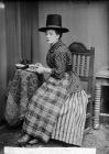 Miss Ada Davies, Bontuchel in national dress