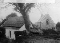 church and a cottage, Eglwyswrw