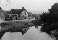 river and bridge, Minsterley (salop)