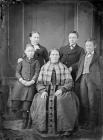 group of one woman and four children