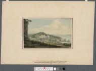 General view of the town & castle of...