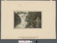 The cascade of Dolymelynlyn formed by the Ganfa...