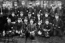 Officials and workmen at Darren Colliery