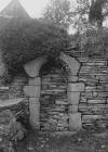 Stone arch in wall