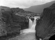 Waterfall on river Rheidol