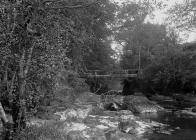 Small bridge across a stream