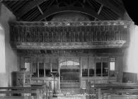 The screen, Llananno church, Radnorshire