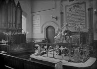 Interior of Wesley chapel, Builth Wells