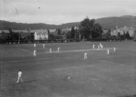 Cricket match in Builth Wells