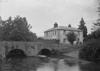 House near a bridge, Radnorshire