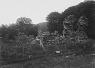Archaeological ruins at Abbeycwmhir