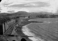 View of Aberystwyth sea front looking south...