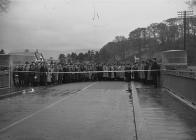 Opening of the Irfon bridge, near Builth Wells