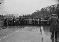 Opening of the Irfon bridge, near Builth Wells
