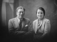 By-election candidate and his wife, 1939