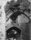 Archway in castle wall