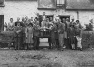 Presentation of golfing trophies, Builth Wells