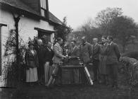 Presentation of golfing trophies at the Builth...