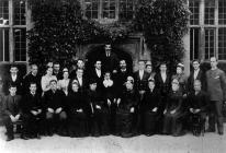 Staff at St Fagans Castle 1890s