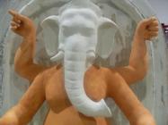 A sculpture of Ganesha