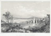 The Menai suspension bridge