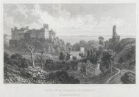  Castle & church, St. Donats, Glamorganshire