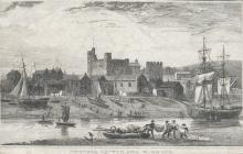  Swansea castle and harbour
