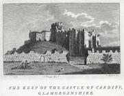 The keep of the castle of Cardiff, Glamorganshire