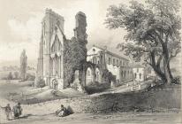  S.W. view of Landaff cathedral, 1846