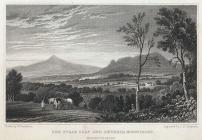 The Sugar Loaf and Skyrrid mountains,...