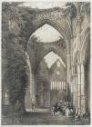  Interior of Tintern Abbey, Monmouthshire ...