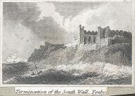  Termination of the south wall, Tenby