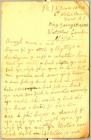 John William Evans letter to parents, 3...
