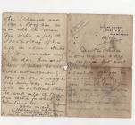 Letter from Capt Melbourne Williams re John...