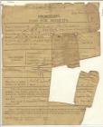 Thomas Williams Recruit's Pass 1915