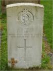 Gravestone of Private T.F. Grey, RAMC