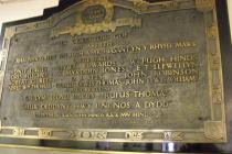 WW1 Memorial in Castle Street chapel, London