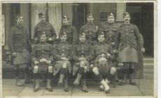 Photo of Tom Williams and comrades in uniform...