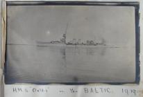 Photograph of HMS Delhi, 1919