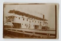 Photograph of Hospital barge during WW1, Egypt...