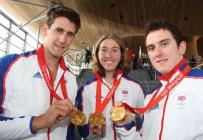 Tom James, Nicole Cooke & Geraint Thomas...