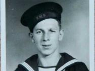 Eddie Linton, Able Seaman on the HMS Mourne...