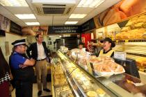 Commissioner visits Jenkins Bakery, Ammanford