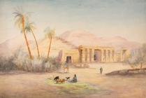 The Temple of Kurnah, Thebes - Attwood Mathews,...