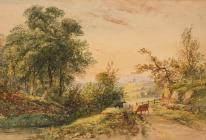 Landscape with Windmill - Mullock, James Flewitt