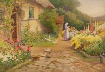 Cottage Garden - Hughes, George