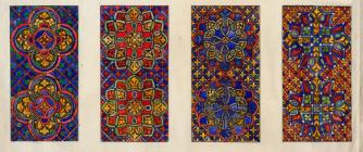 Designs for Stained Glass - Richards, Frederick...