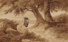 Landscape with Fisherman - Cox, David (OWS, RWS)